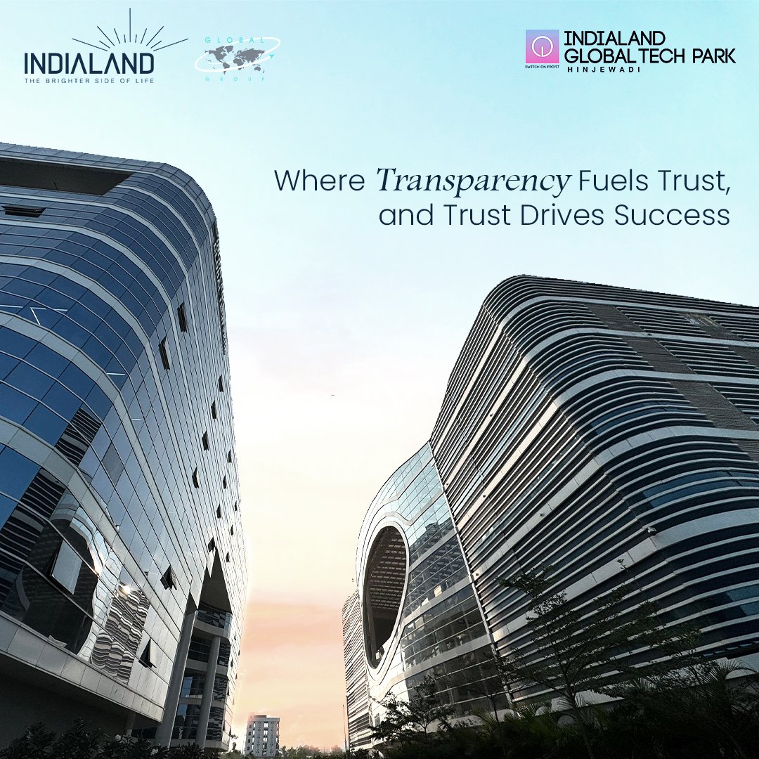 Premium corporate architecture creative for Indialand